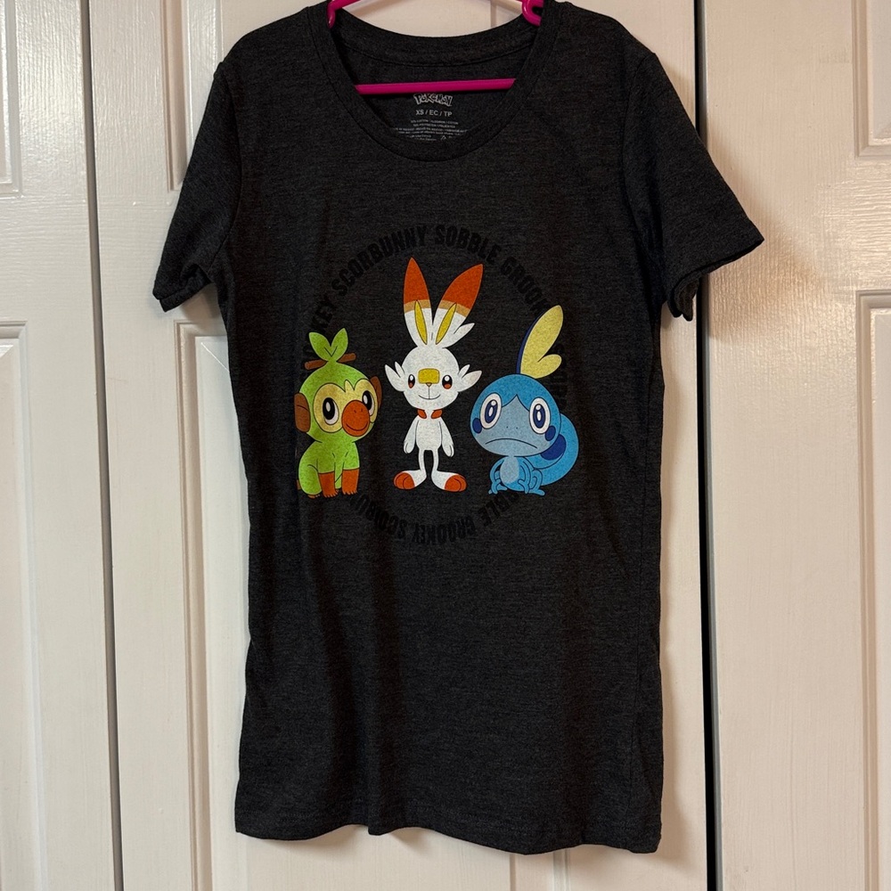 Gray Pokémon Logo T-Shirt